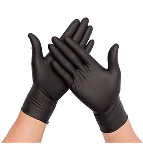 Guantes Negros Talla L (1x10ud)