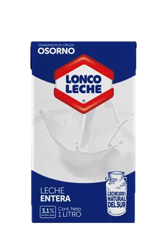 Leche lonco entera 1L