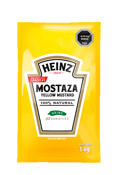 Mostaza Heinz Bolsa 1Kg 