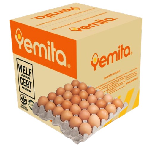 Caja de Huevo Mediano Yemita (180-Uds)