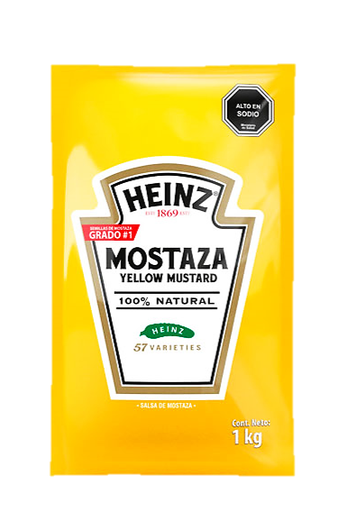 Mostaza Heinz Bolsa 1Kg 